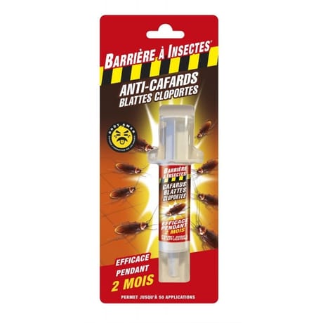 Barriere à insectes anti cafards blattes 1 seringue de 10 g