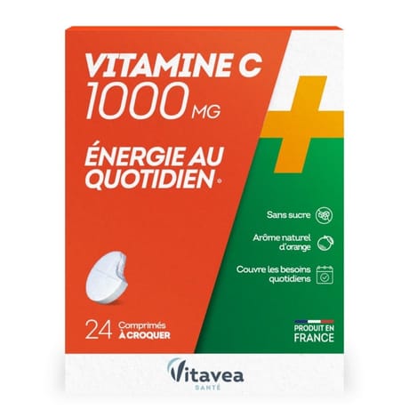 Nutrisante vitamine C 100mg comprimes à croquer x24