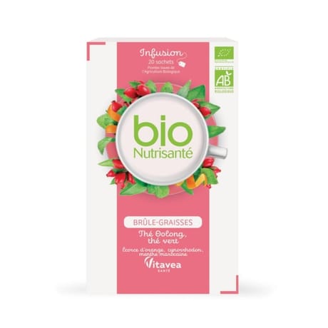 Vitavea infusions brûle graisses sachets bio x20