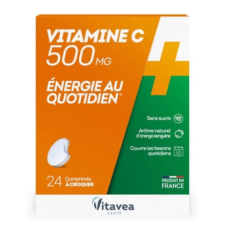 Vitavea vitamine C à croquer 500mg comprimés x 24