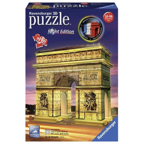 Puzzle 3D arc de triomphe illuminé 216 pièces