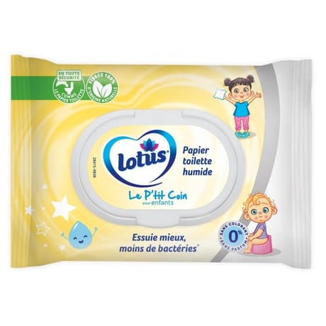 Lotus kids papier toilette  humide x42