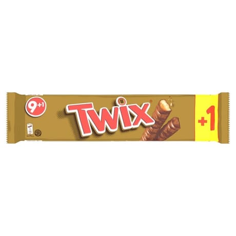 Twix barre x9+1 500g