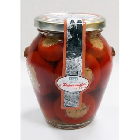 Satos Poivrons farcis anchois,thon & câpres 280g