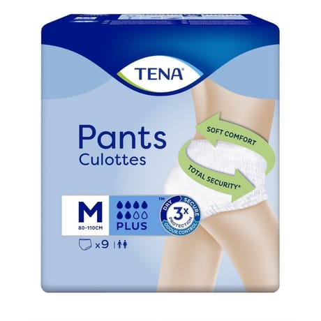 Tena pants culottes incontinence plus medium x9