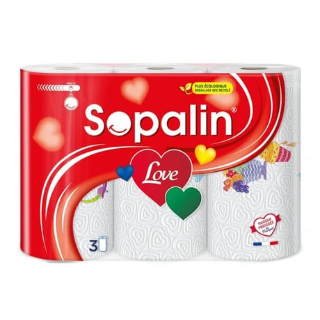Sopalin essuie tout love decoré x3