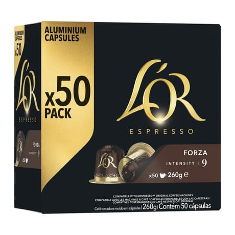 L'or espresso forza n°9  caps x50 - 260g