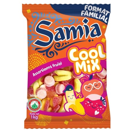 Samia assortiment bonbons gélifiés halal 1kg
