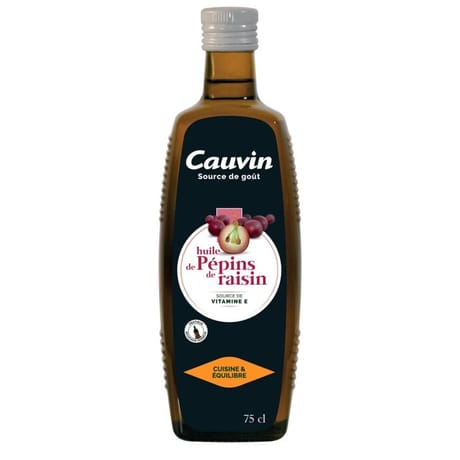 Cauvin huile de pépins de raisin 75cl