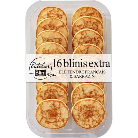 Atelier blini 16 blinis sarrasin et blé tendre 135g