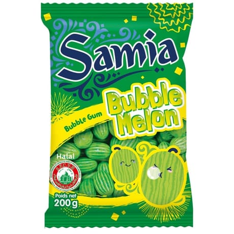 Samia bonbons sachet gelifiés melon halal 200g
