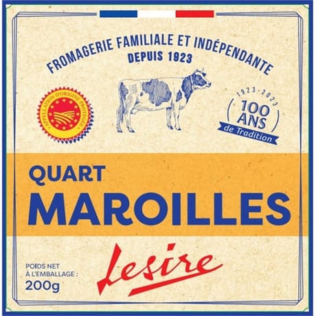 Lesire et Roger quart de maroilles aop 200g