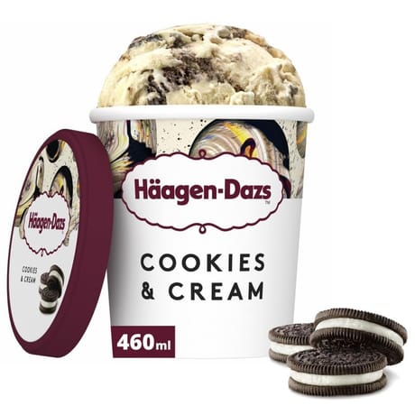 Haagen dazs cookies and cream 386g