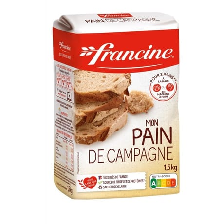 Francine farine pain de campagne 1.5kg