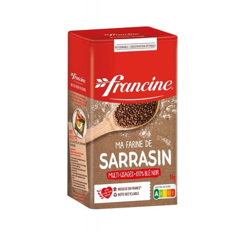 Francine farine sarrasin 1 kg boite