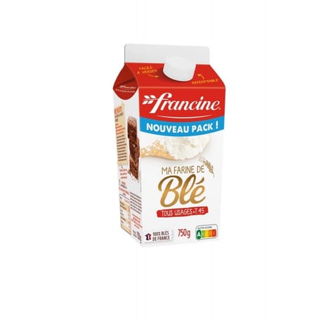 Francine farine de blé étui pratique 750g