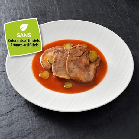 Langue de boeuf sauce piquante