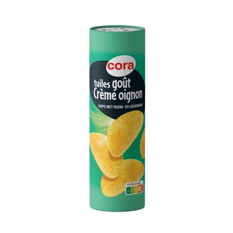Cora tuiles goût crème oignon 170g