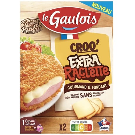 Le gaulois étui croq extra raclette x2 - 450g