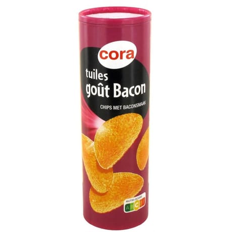 Cora tuiles goût bacon 170g