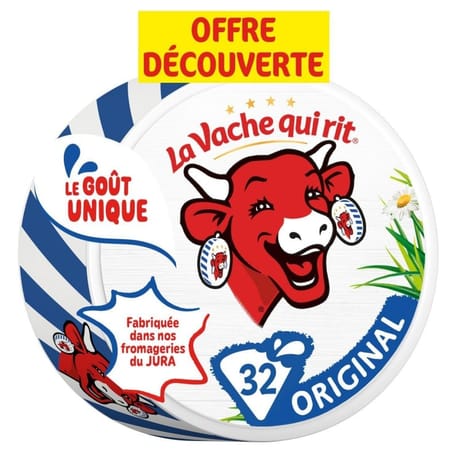 Vache qui rit 32 portions 512g offre découverte