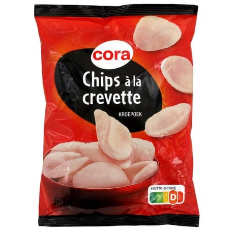 Cora chips à la crevettes 50g