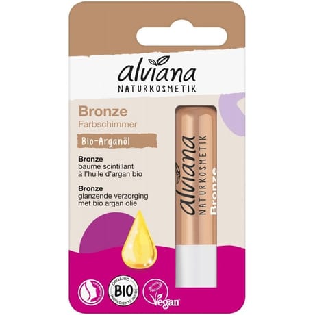 Alviana baume a levres bronze a l'huile d'argan bio