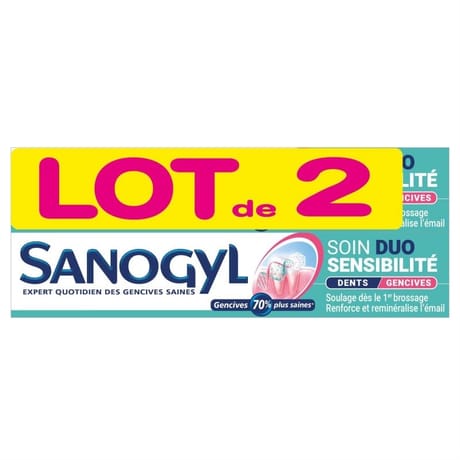 Sanogyl soin duo sensibilte lotx2 75ml
