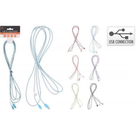Câble de charge 3m usb vers lightning