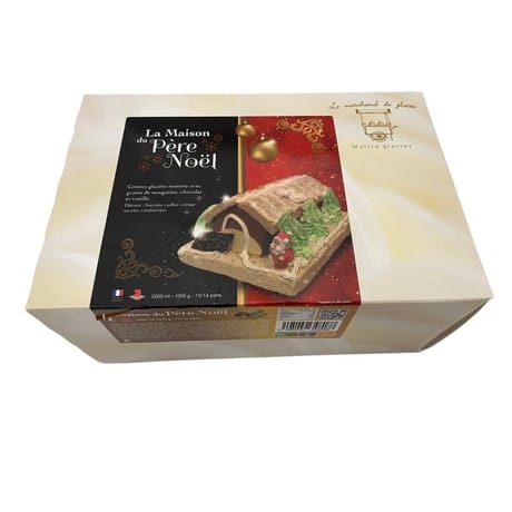 Le marchand de glaces maison du père noël 2l 1050g