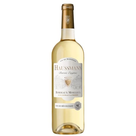 Haussman bordeaux blanc moelleux 75cl 11.5%vol