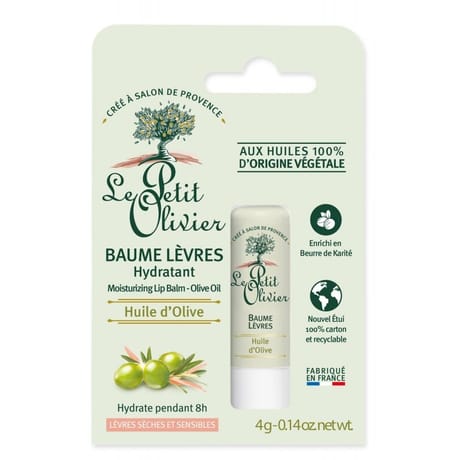 Le petit olivier baume à lèvres hydratant huile d'olive 4g