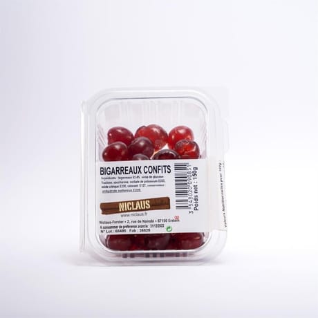 Niclaus bigarreaux confits 150g