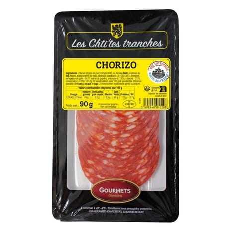 Gourmets de l'artois chorizo 90g