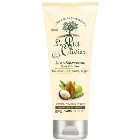 Le petit olivier après-shampooing crème olive karité argan cheveux secs & abimés 200ml