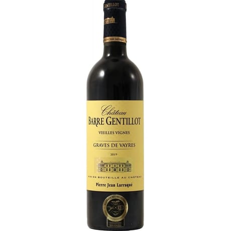 Graves de vayres ch barre gentillotvv 12.5° 75 cl
