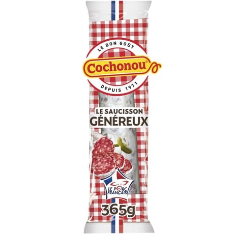 Cochonou saucisson sec le généreux 365g