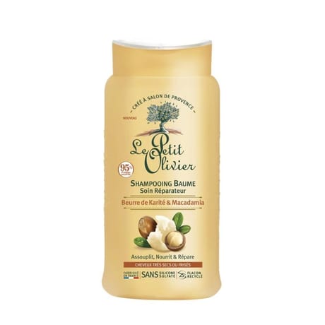 Le petit olivier shampooing baume soin réparateur beurre de karité & macadamia 250ml