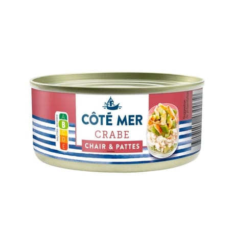 Crabe chaire et pattes 105g