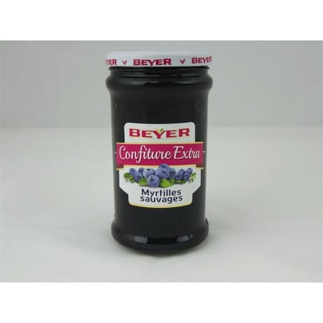 Beyer confiture extra myrtilles sauvages 740g