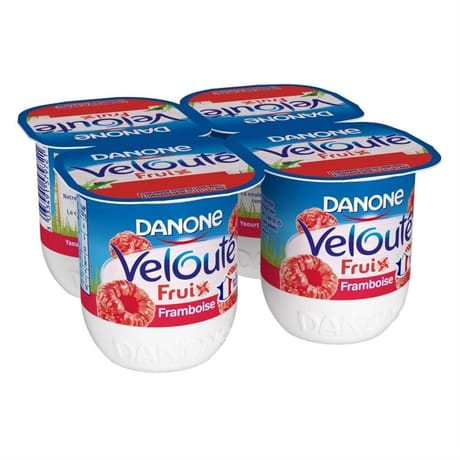 Velouté fruix framboise 4x125g