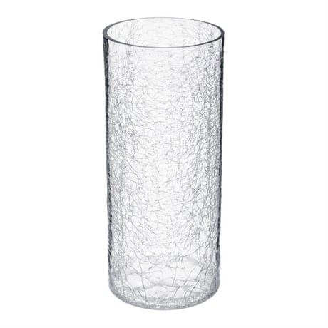Vase cylindre craquelé d13xh30