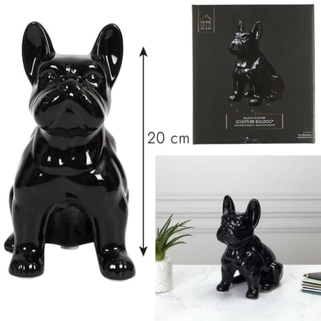 Bulldog 20cm noir