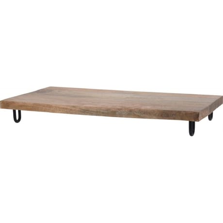 Plateau bois sur pieds