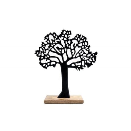 Arbre de vie 30x33cm noir
