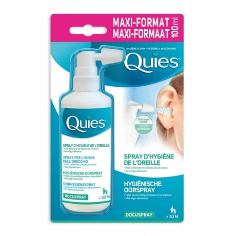 Quies docuspray spray d'hygiène de l'oreille 100 ml
