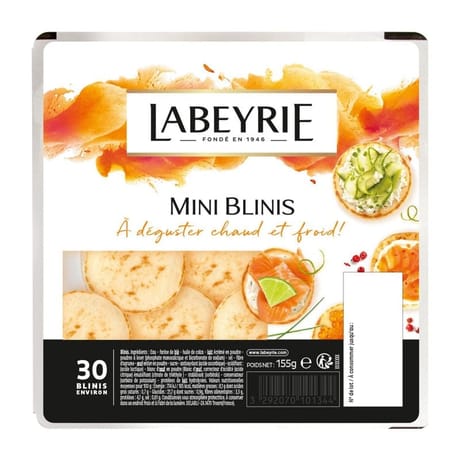 Labeyrie mini blinis ambiants 155g