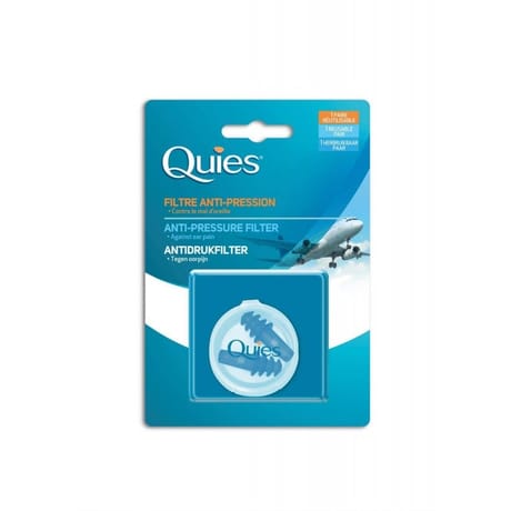 Quies protections auditives spécial avion blister 1 paire