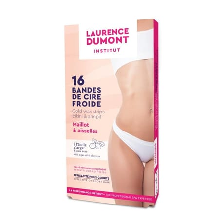 Laurence dumont bande de cire froide maillot & aisselles x16
