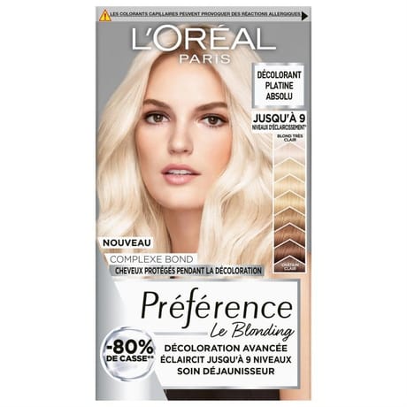 Préférence le blonding décoloration n°8l blond platinium